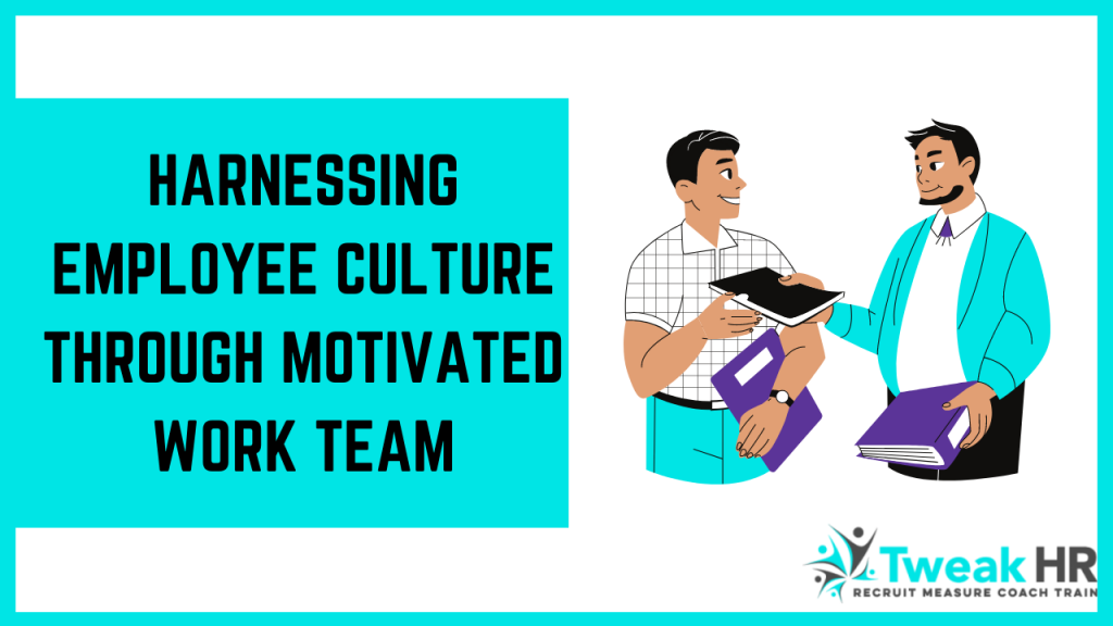 Harnessing employee culture through motivated work team